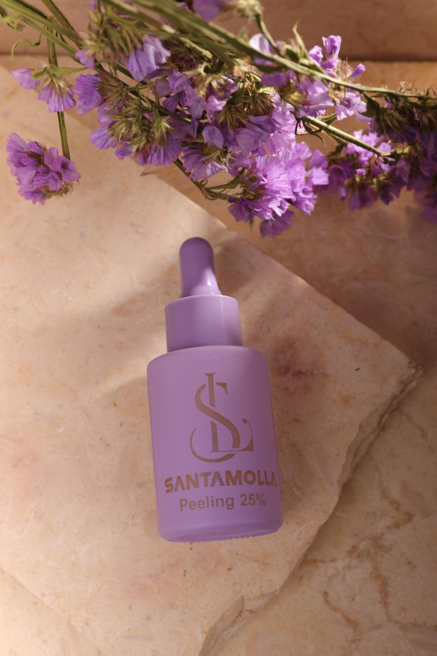 Santamolla peeling %25 مقشر لمناطق (الكوع .الركب .كف اليد . وش الرجل )